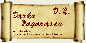 Darko Magarašev vizit kartica